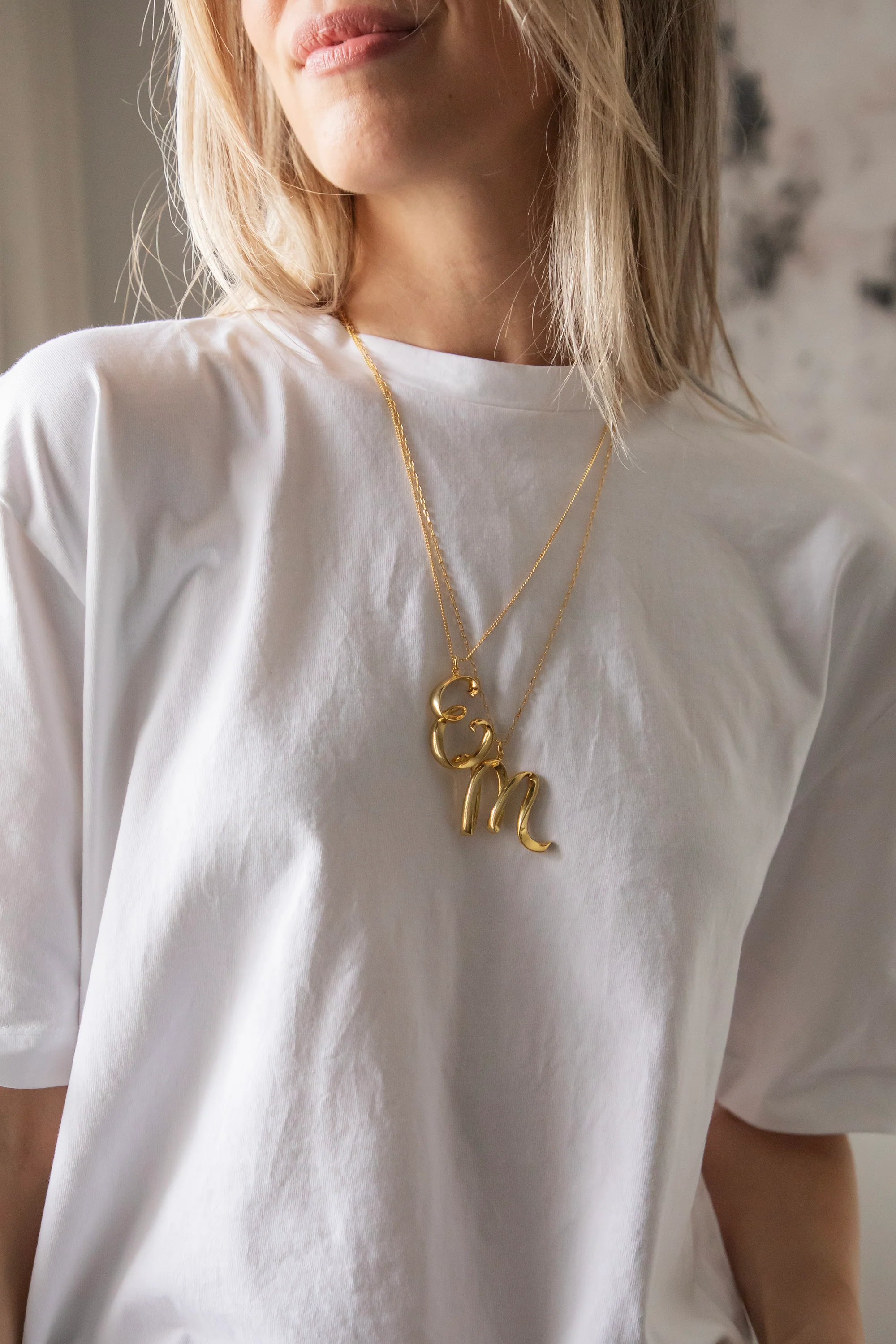 Alphabet C Gold - Ketting - Image 7