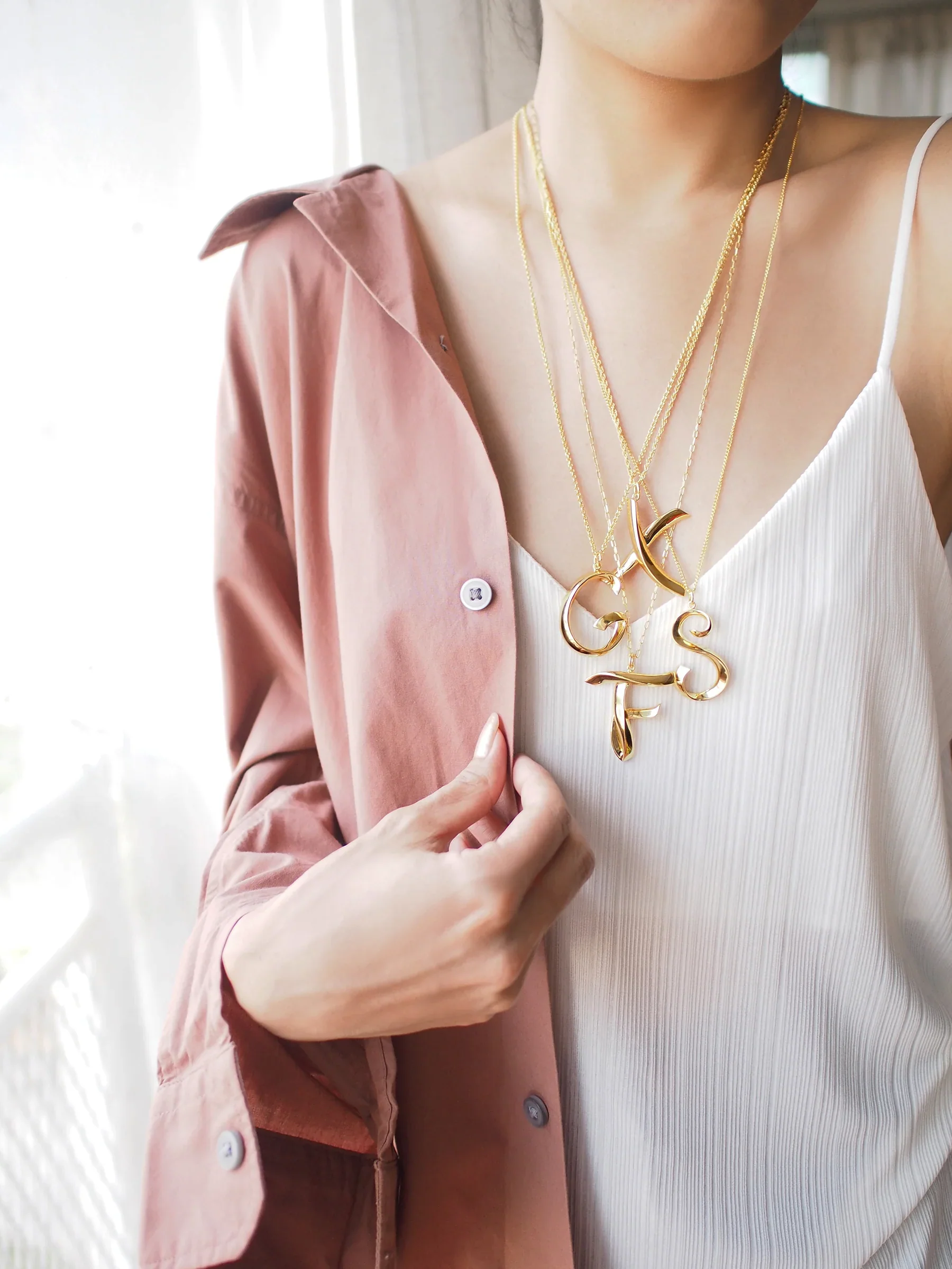 Alphabet S Gold - Ketting - Image 3