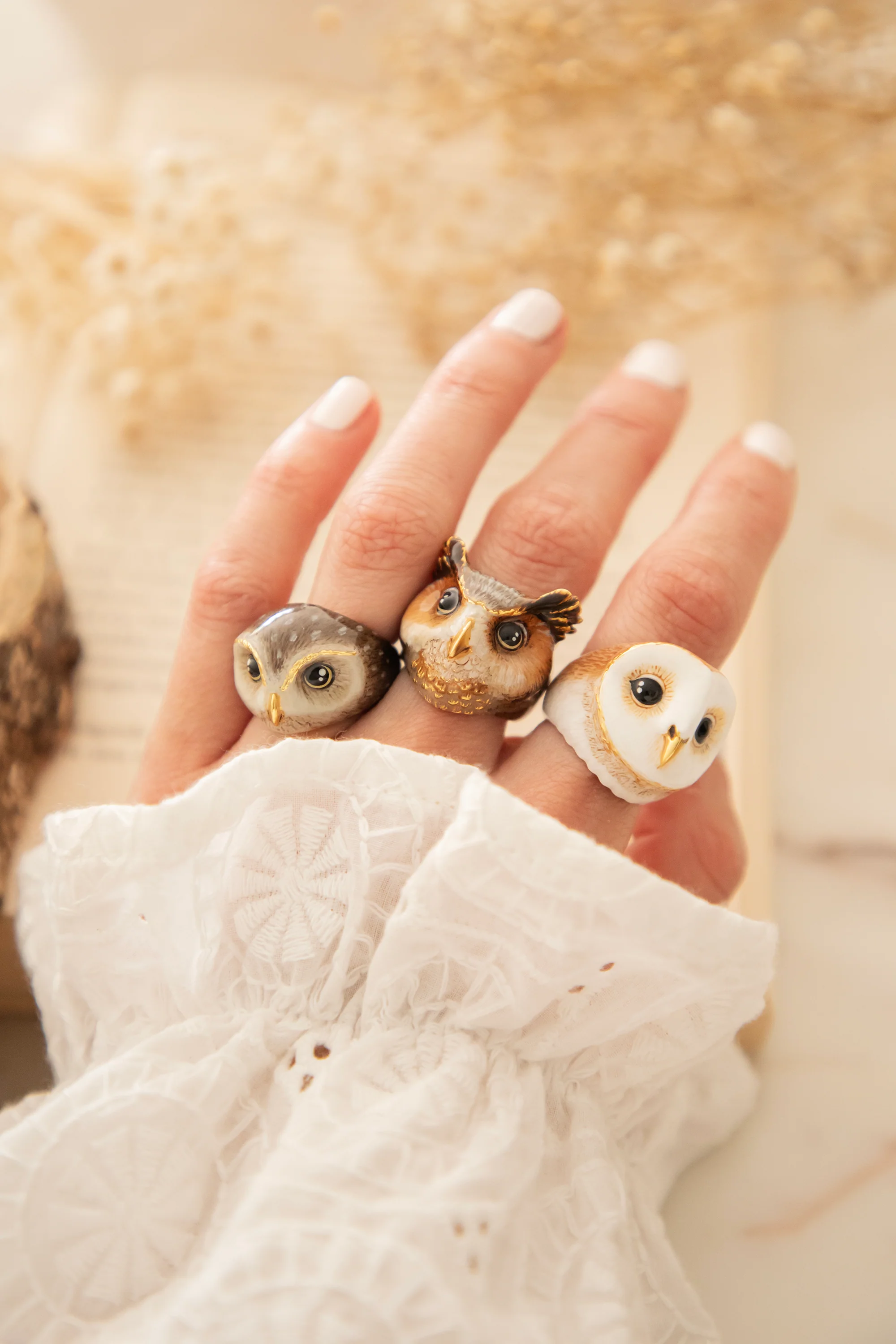Happy Owl Brown - Ring - Image 6